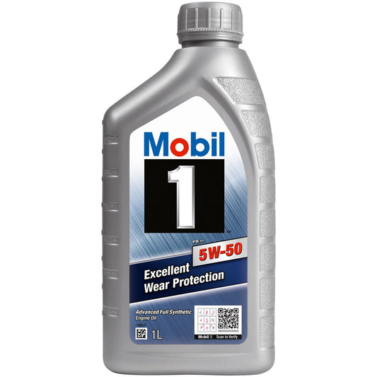 MOBIL 1 FULL SYNTHETIC ENGINE OIL FS X2 5W-50 1L - 140635