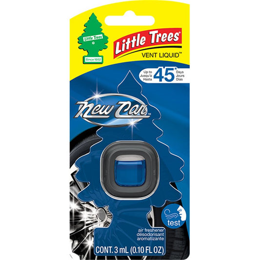LITTLE TREES AIR FRESHENER VENT LIQUID NEW CAR SCENT - 52633