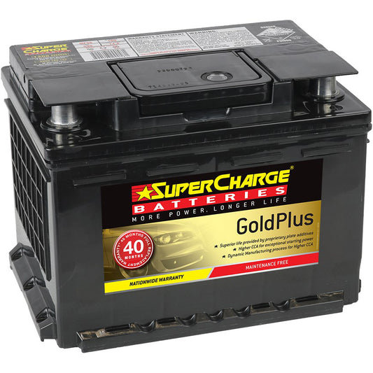 SUPERCHARGE MF55 GOLDPLUS BATTERY 590CCA