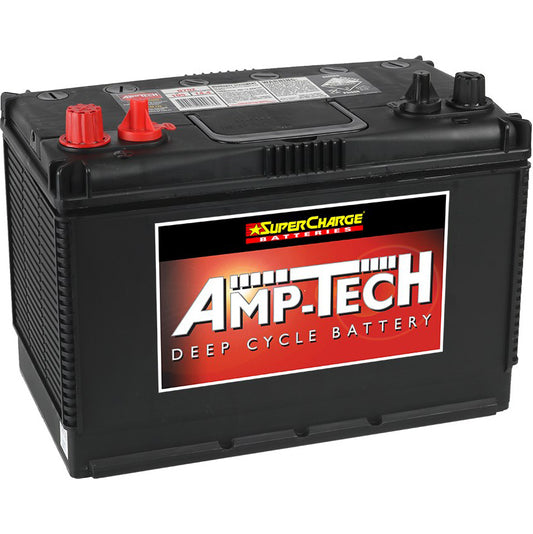 SUPERCHARGE D70Z AMPTECH 12V DEEP CYCLE BATTERY