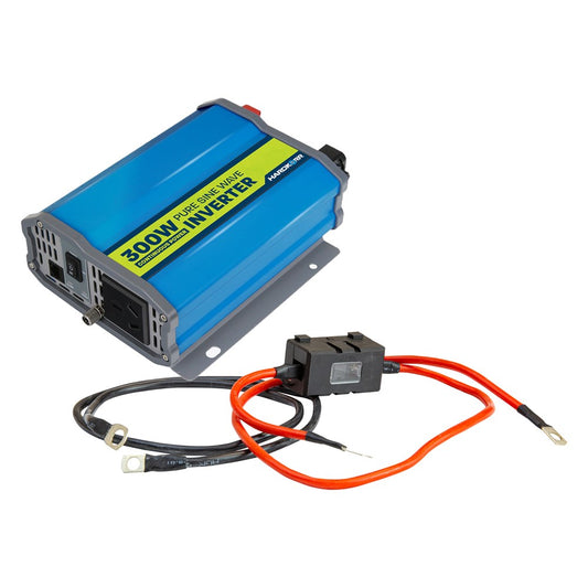 300W PURE SINE WAVE INVERTER + 10AWG POWER CABLE