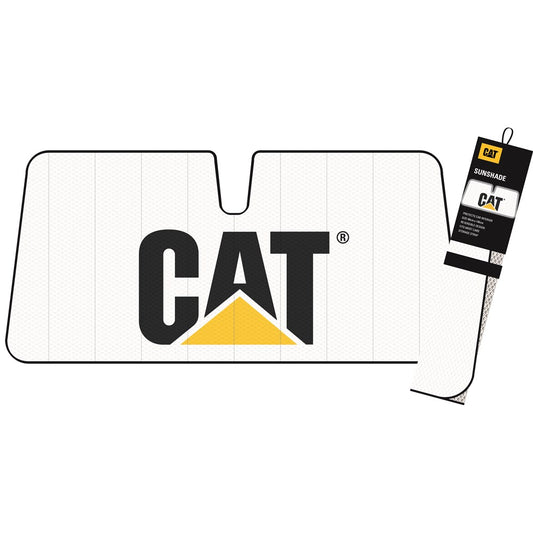 CAT FRONT UNIVERSAL SUNSHADE DOUBLE BUBBLE WHITE ICON SERIES - WSCATWHT