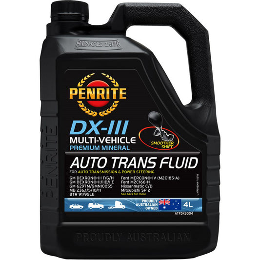 PENRITE ATF DX 3 MINERAL AUTOMATIC TRANSMISSION FLUID 4L - ATFDX3004