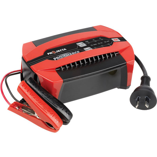 PROJECTA PRO CHARGE 6 STAGE 12V AUTOMATIC BATTERY CHARGER 4 AMP - PC400
