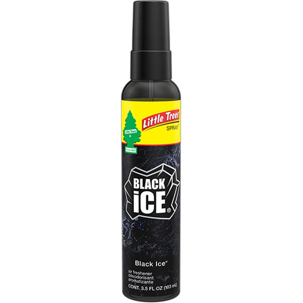 LITTLE TREES AIR FRESHENER PUMP SPRAY BLACK ICE 60ML - 6355