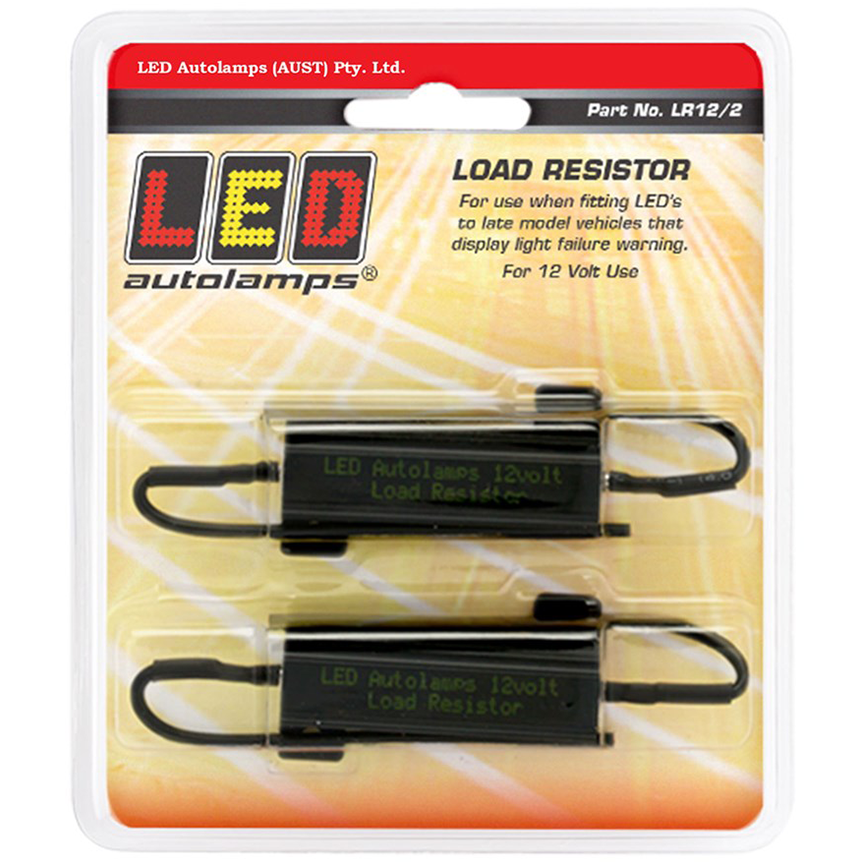 LED AUTOLAMPS LR12/2 LED DUMMY LOAD RESISTORS - 12 VOLT