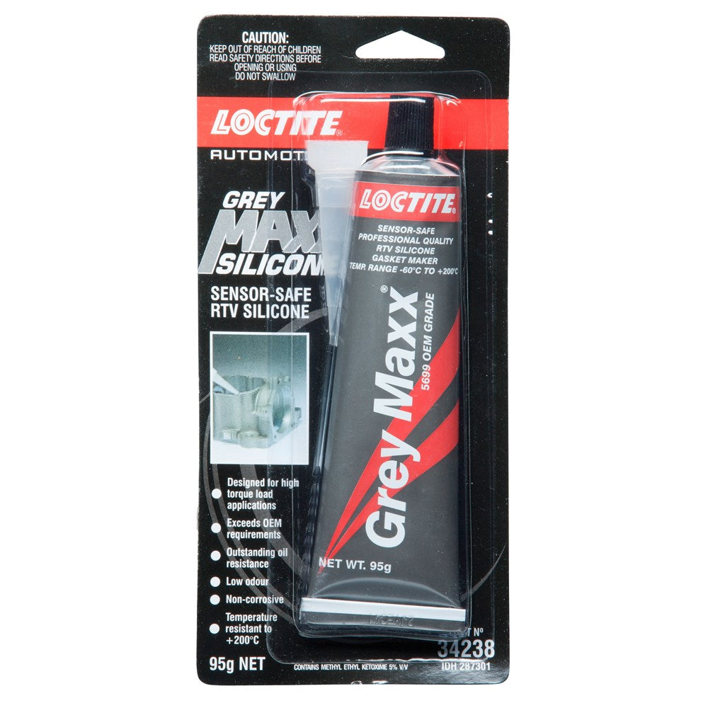 LOCTITE SI 5699 - GREY MAXX SILICONE RTV SEALANT 95G - 34238