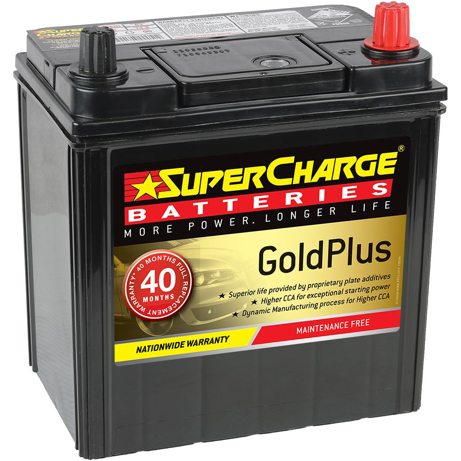 SUPERCHARGE MF40B20L GOLDPLUS BATTERY 390CCA