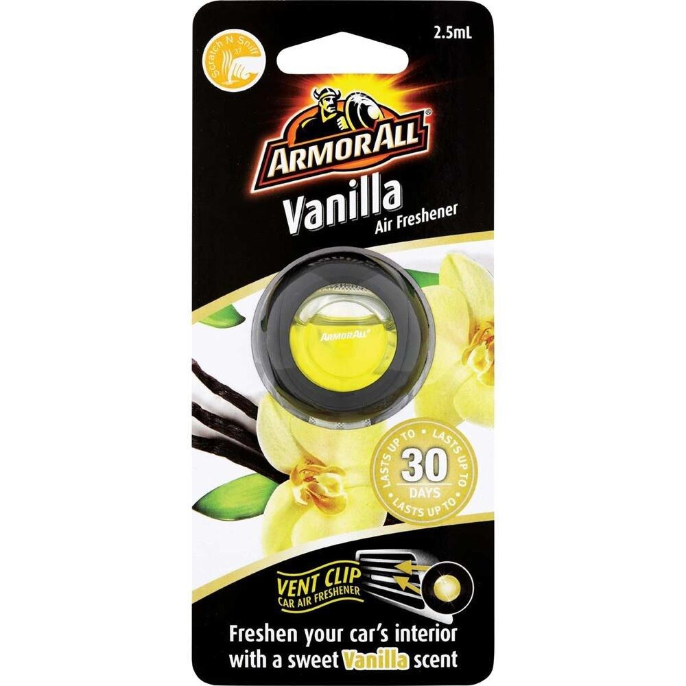 ARMOR ALL CAR AIR FRESHENER TAHITIAN VANILLA