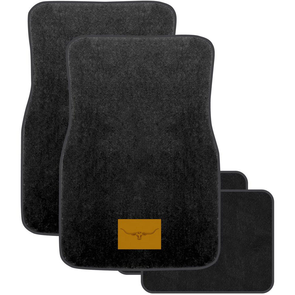 RM WILLIAMS CARPET MATS BLACK SET OF 4 - CMRMCBLKS4