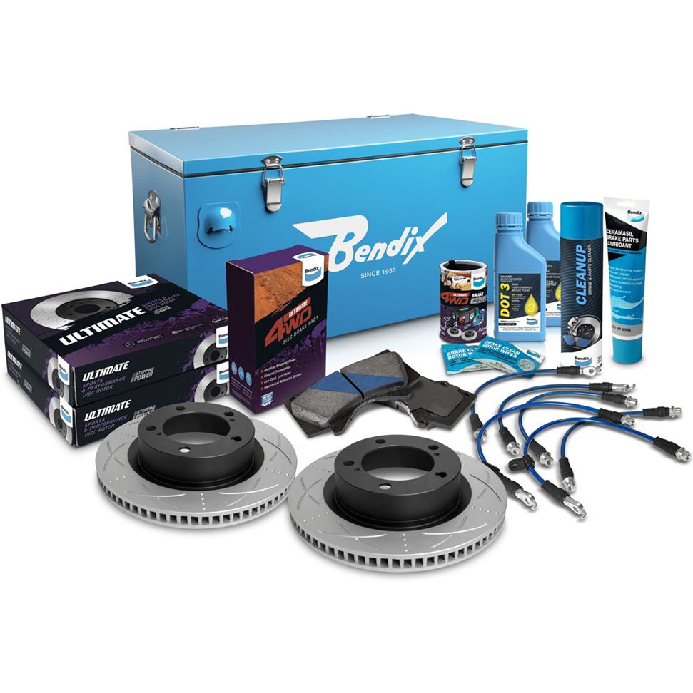 BENDIX ULTIMATE 4WD BRAKE UPGRADE KIT- U4WD-BUK15+2