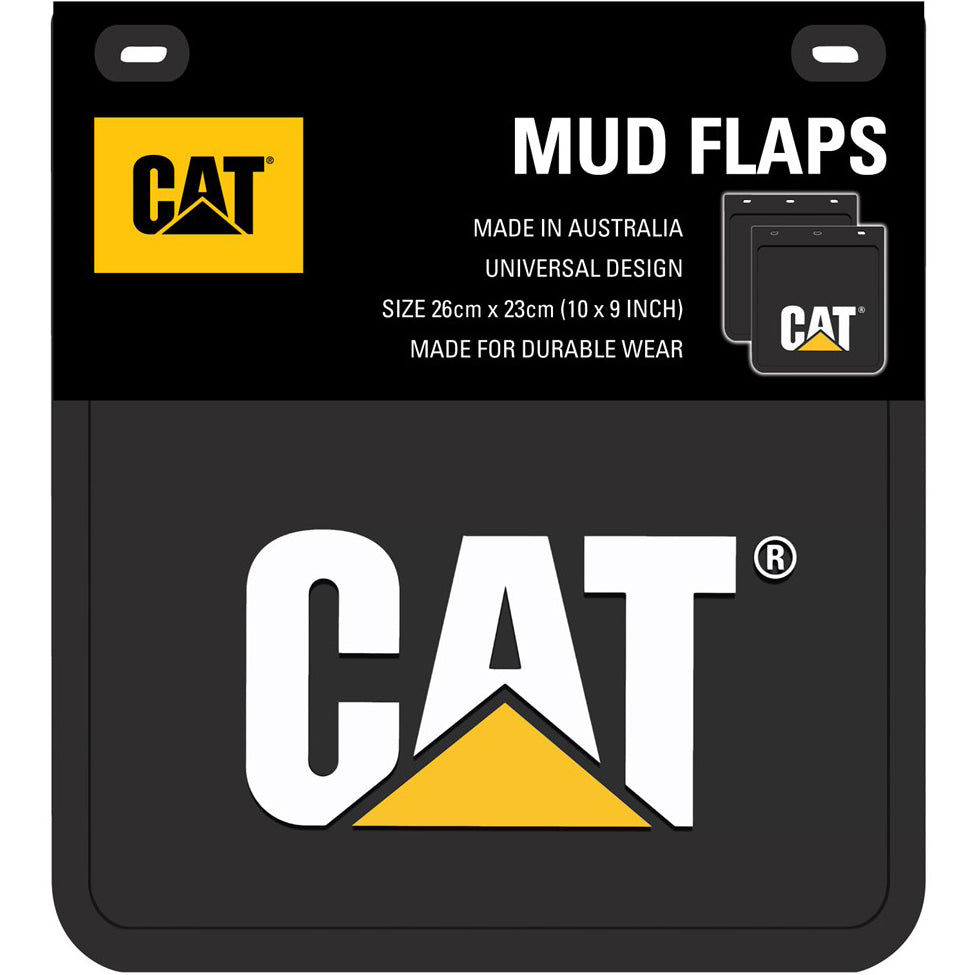 CAT HEAVY DUTY MUD FLAPS SIZE 'A' 26CM X 23CM (10 X 9 INCH) - MDCATA