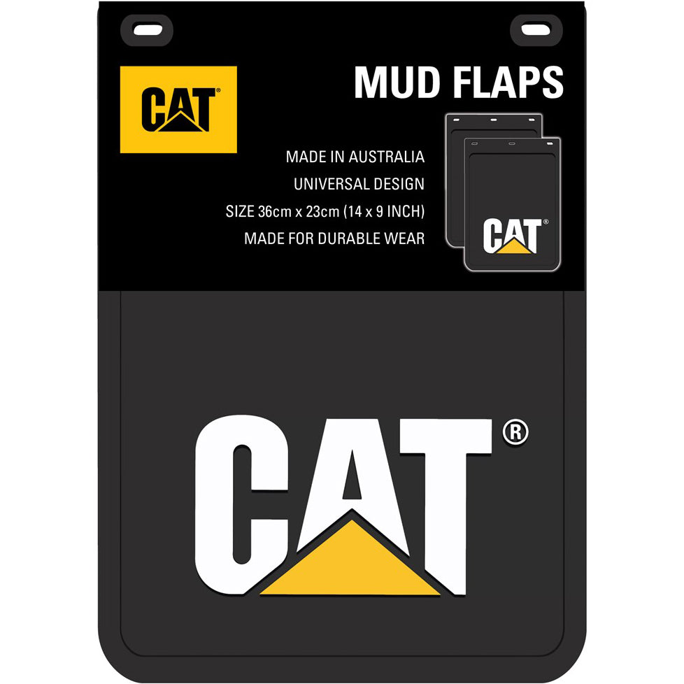 CAT HEAVY DUTY MUD FLAPS SIZE 'C' 36CM X 23CM (14 X 9 INCH) - MDCATC