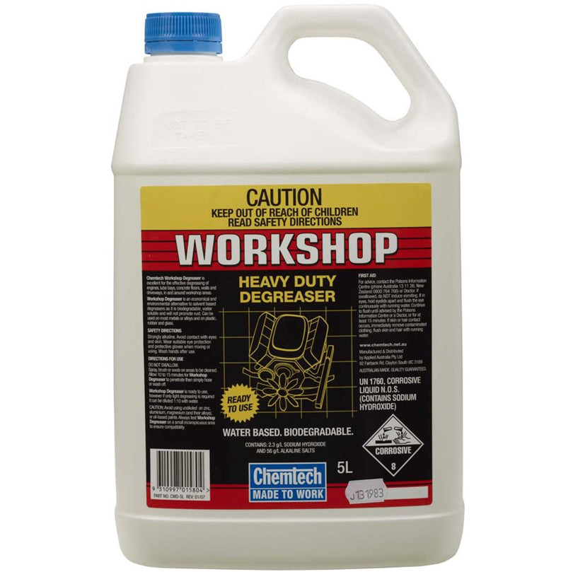 CHEMTECH WORKSHOP HEAVY DUTY DEGREASER 5L - CWD-5L