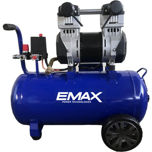 EMAX 21L 800W/1HP SILENCED OIL-LESS AIR COMPRESSOR - EMX21800