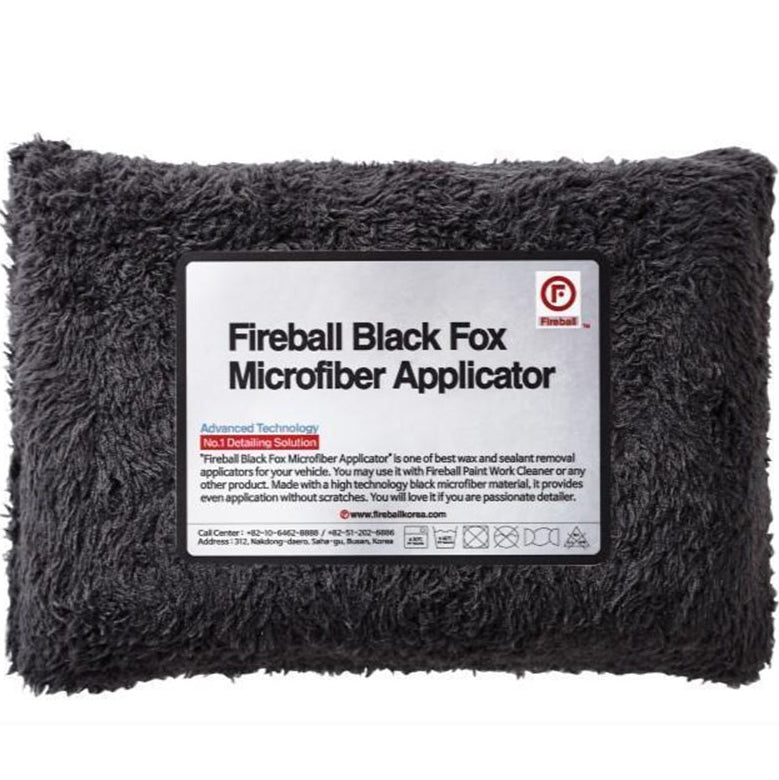 FIREBALL BLACK FOX MICROFIBER APPLICATOR BLACK