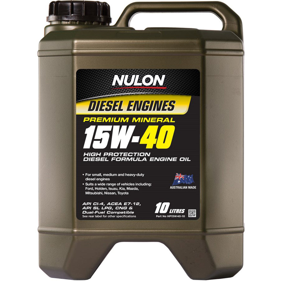 NULON HP15W40-10 PREMIUM MINERAL 15W-40 HIGH PROTECTION DIESEL FORMULA 10L