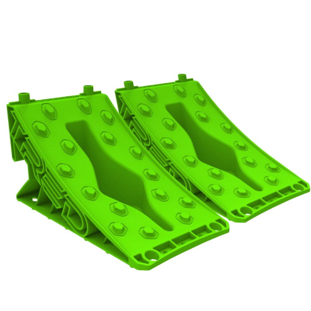 TRED GT GREEN WHEEL CHOCK - PAIR - TGTWCGR